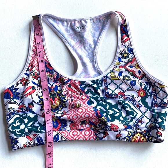 ZELOS tribal print sports bra, size XL - Picture 6 of 7